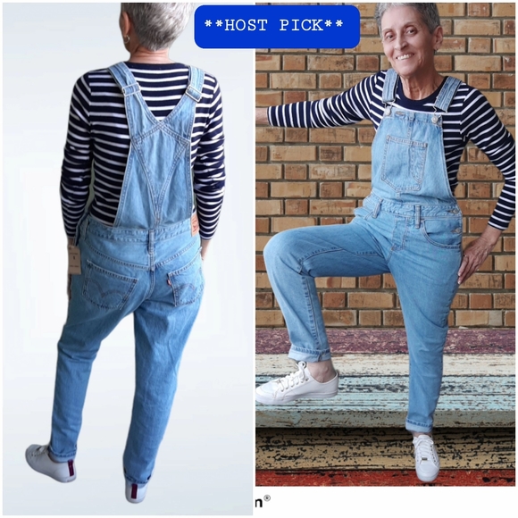 Levi's Denim - Levi's Cotton Women Overall Size Small Light Blue